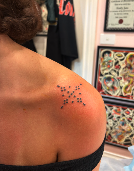 Fine Line Tattoo, Made at Tattoo Rosie's Surry Hills, Sydney