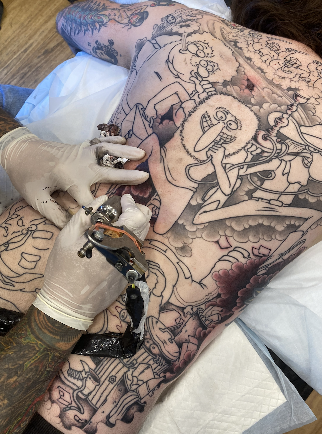 FF Brothers Back Piece by Matt Mill