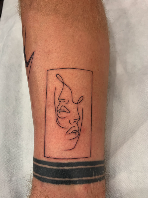 Fine Line Tattoo, Made at Tattoo Rosie's Surry Hills, Sydney