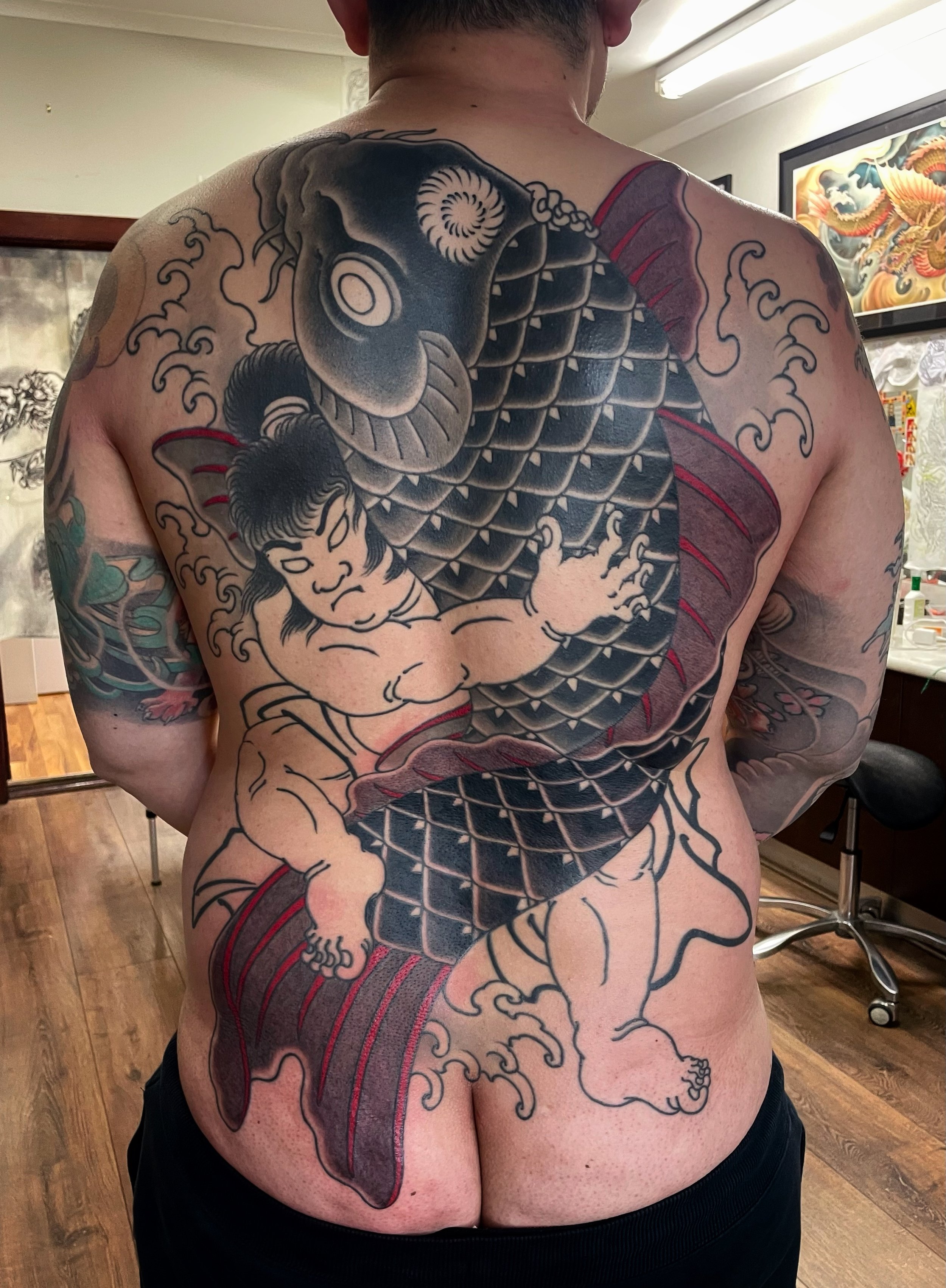 Kintaro Back Piece by Matt Mill