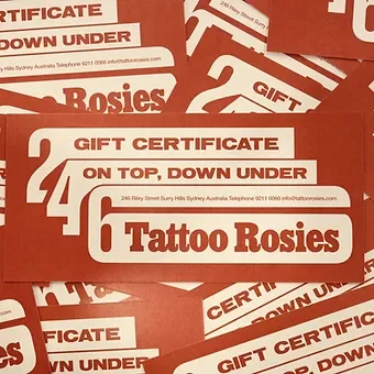 Tattoo Rosie's Gift Voucher