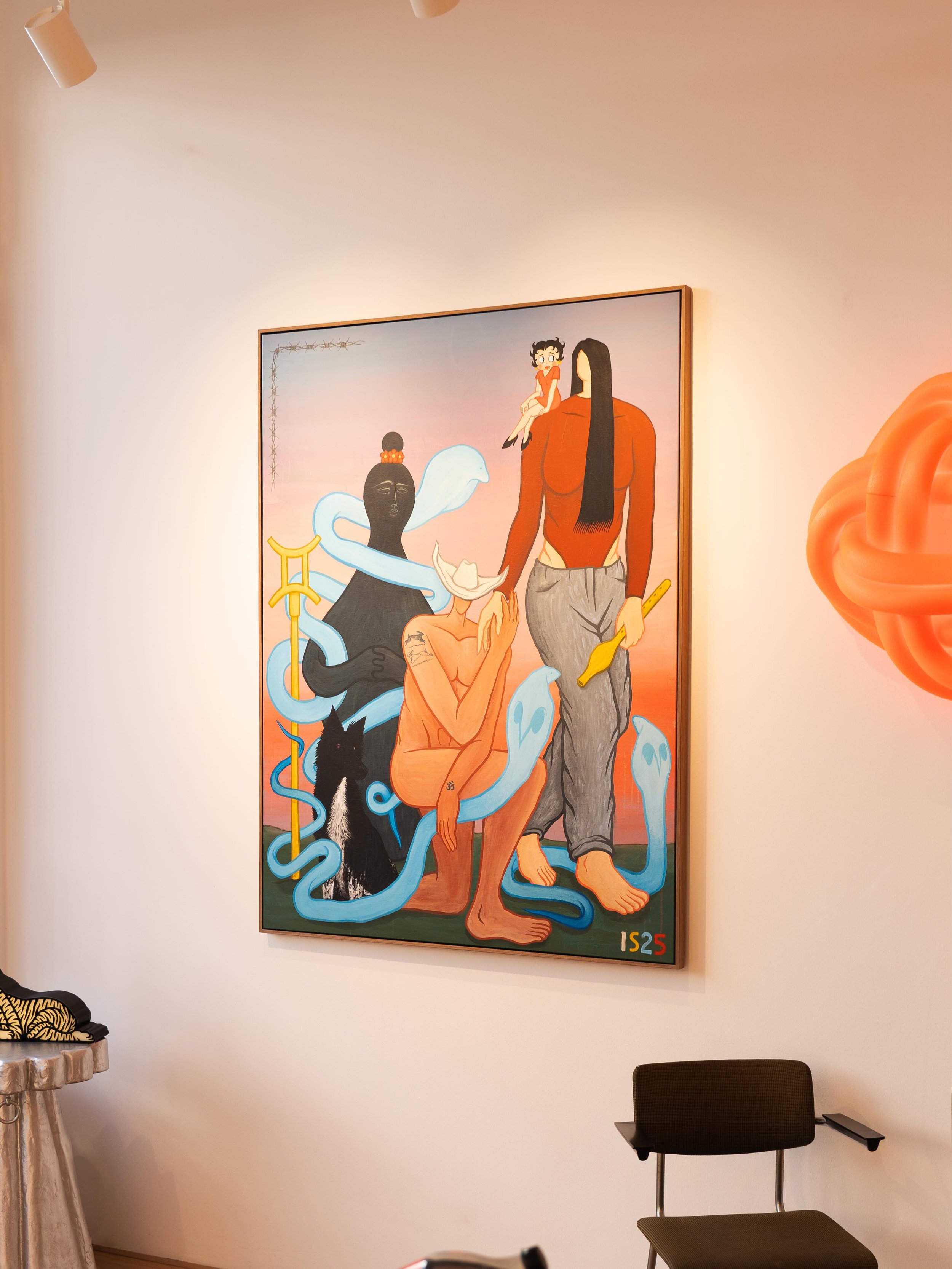 Opening night: survived. 🌟
@roarntz 
Wine: consumed. 
@hetwijnconsulaat 
Art: absolutely worth it. 
@iwansmit 
@gekeschalkwijk 
@celia_hadeler 
@houseofrubber.xyz 
@rikvanveen 

Come judge for yourself every Thu&ndash;Sat from 12&ndash;17h 👀 

@den