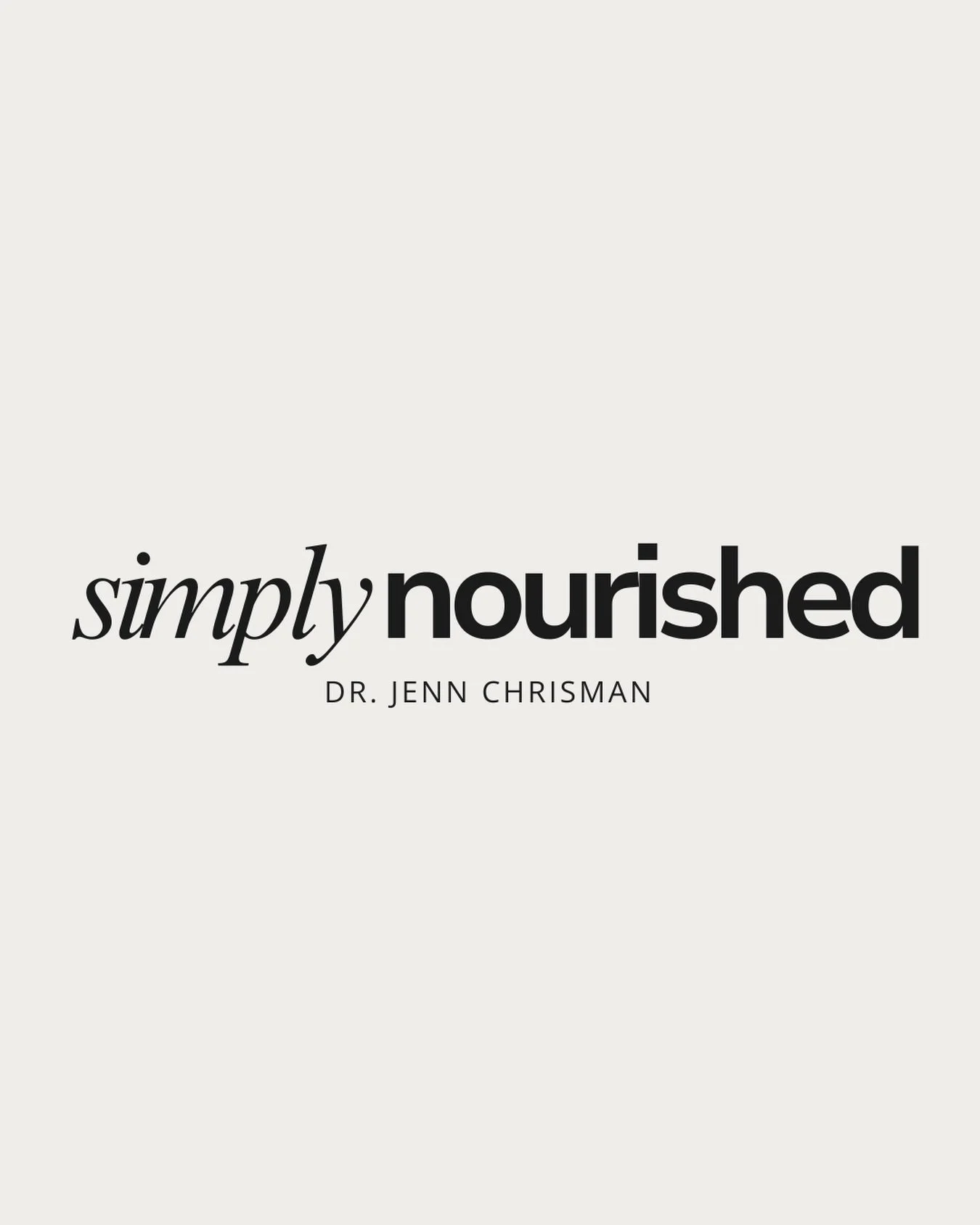Because you probably don&rsquo;t need another 25 step protocol, you just need to quiet the noise that&rsquo;s getting in the way of the peace and freedom you deserve ❤️

Simply Nourished is where I have landed after almost forty-five years of being a