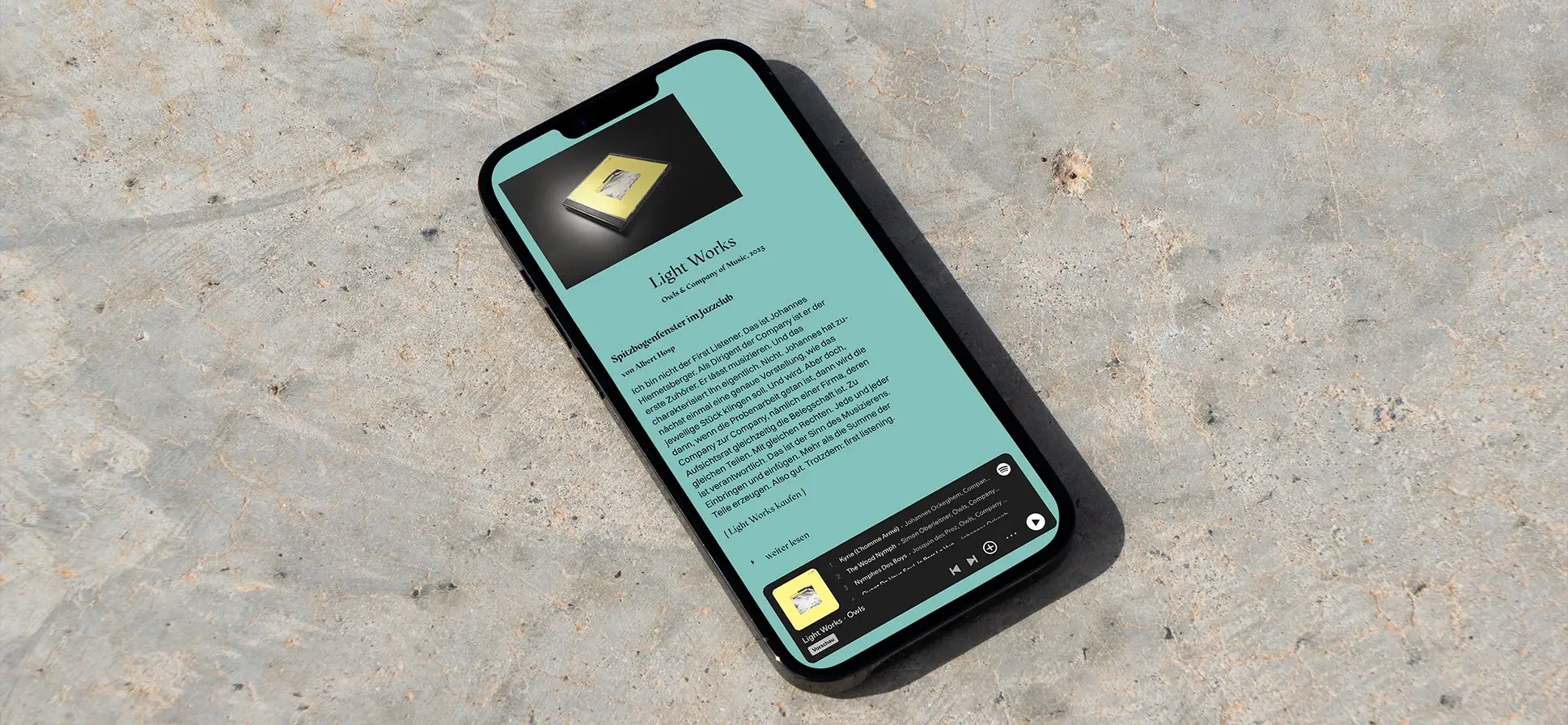 (01) company of music / redesign website & drucksorten