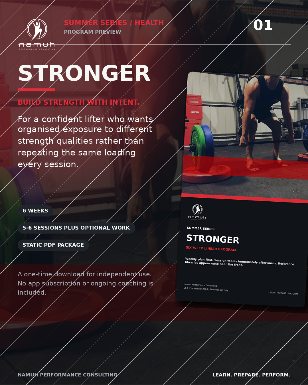 Summer Series - STRONGER