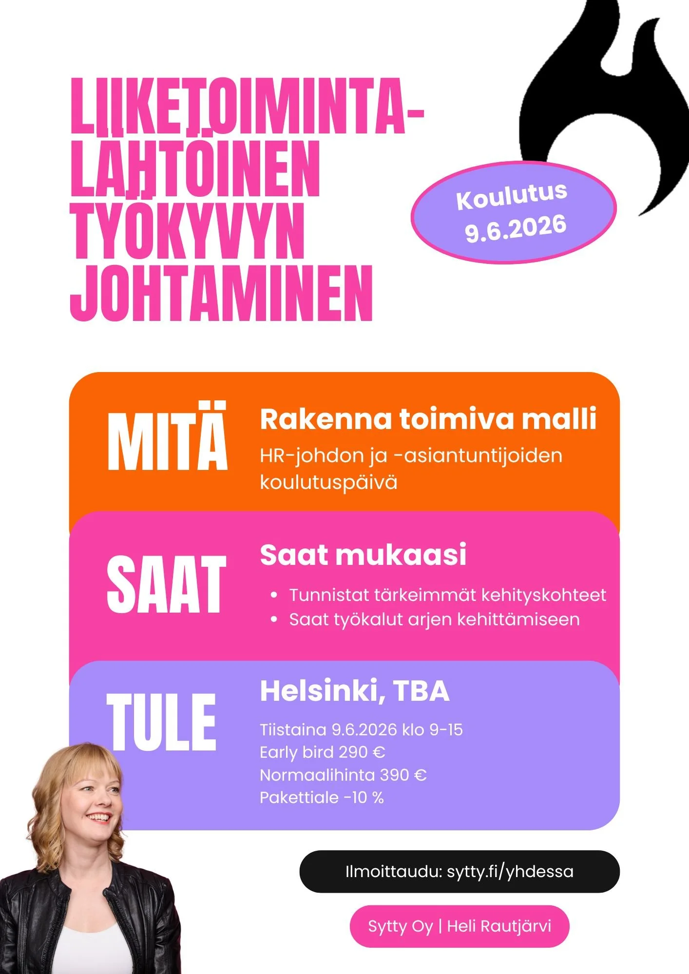 Työkyky johtaminen koulutus mainosjuliste
