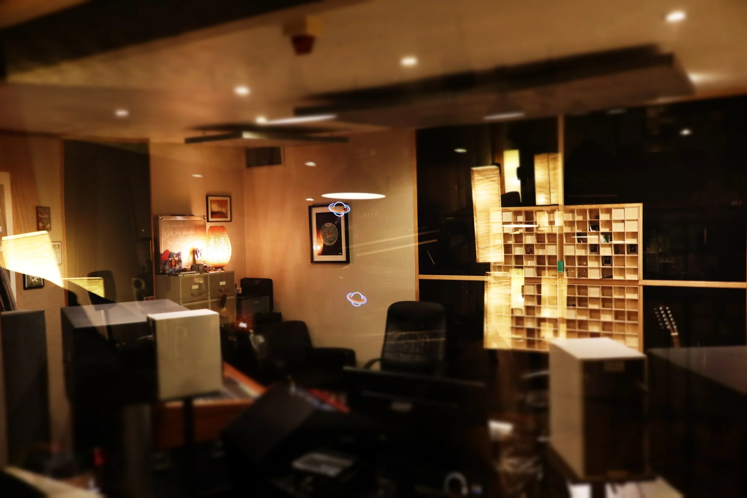 Régie depuis la cabine.