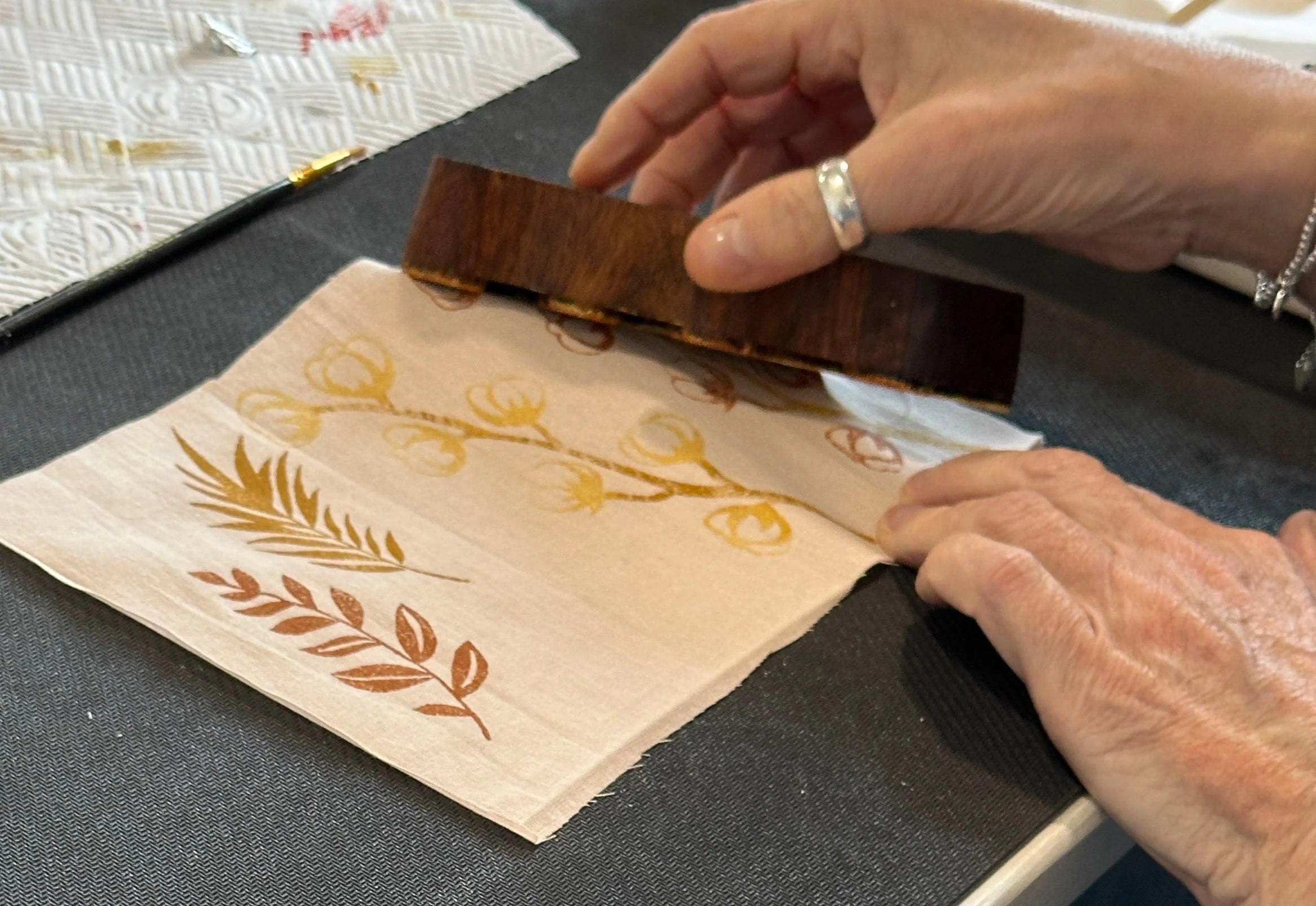 indian block printing workshops at kingston lacy