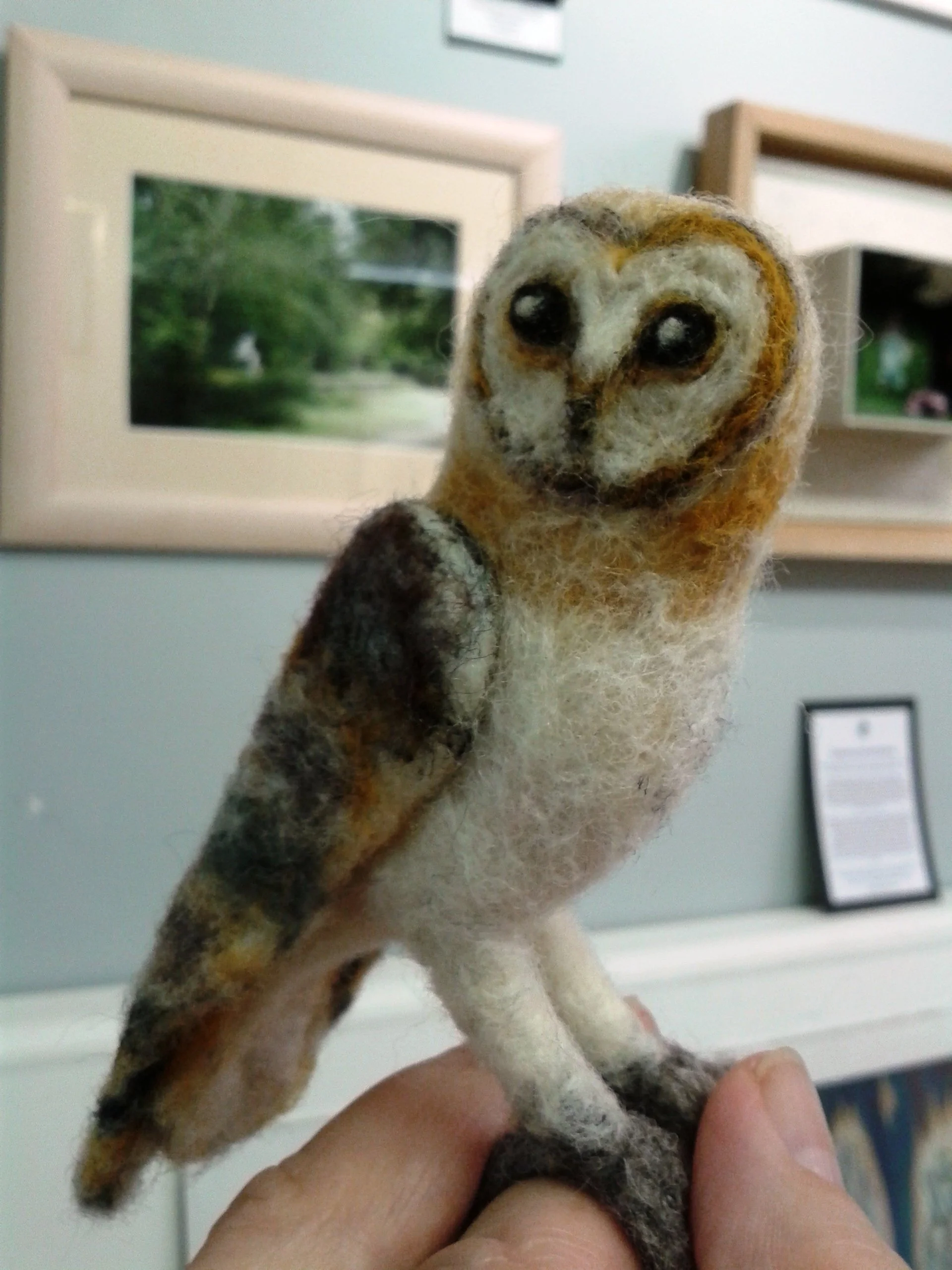 have a stab at needle felting - cute owls