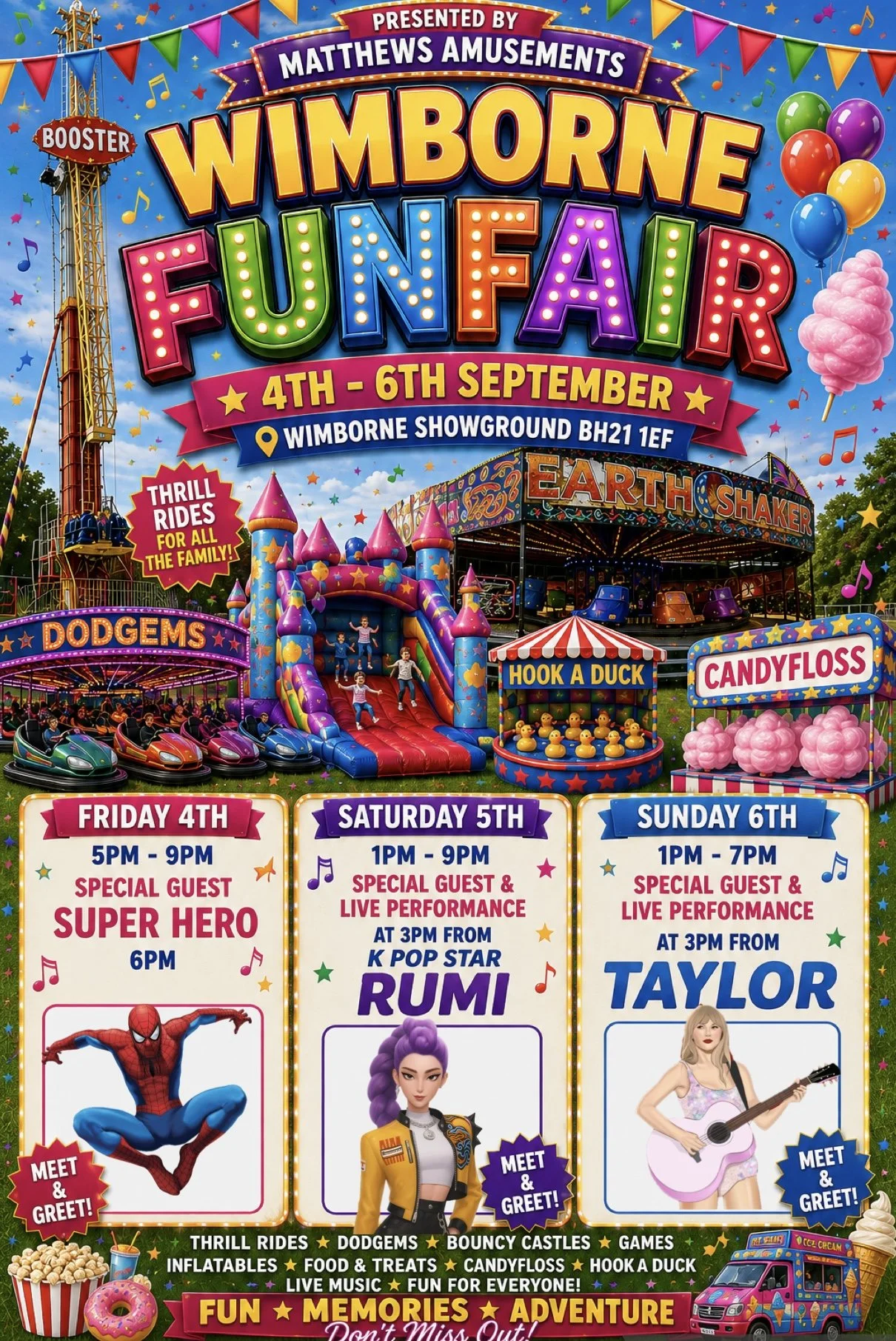 wimborne funfair