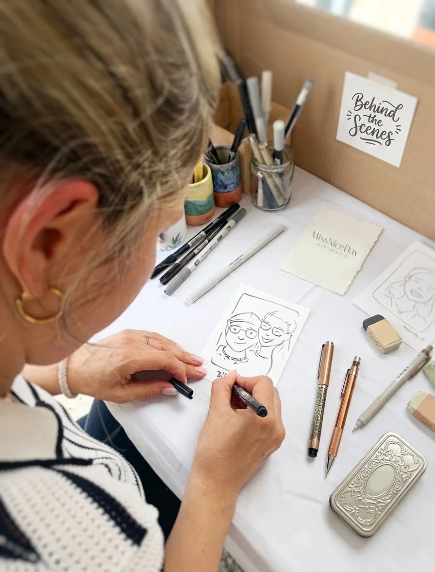 MissniceDay, Hochzeits Illustration, Sketch, Sketch-o-mat, Live Illustration