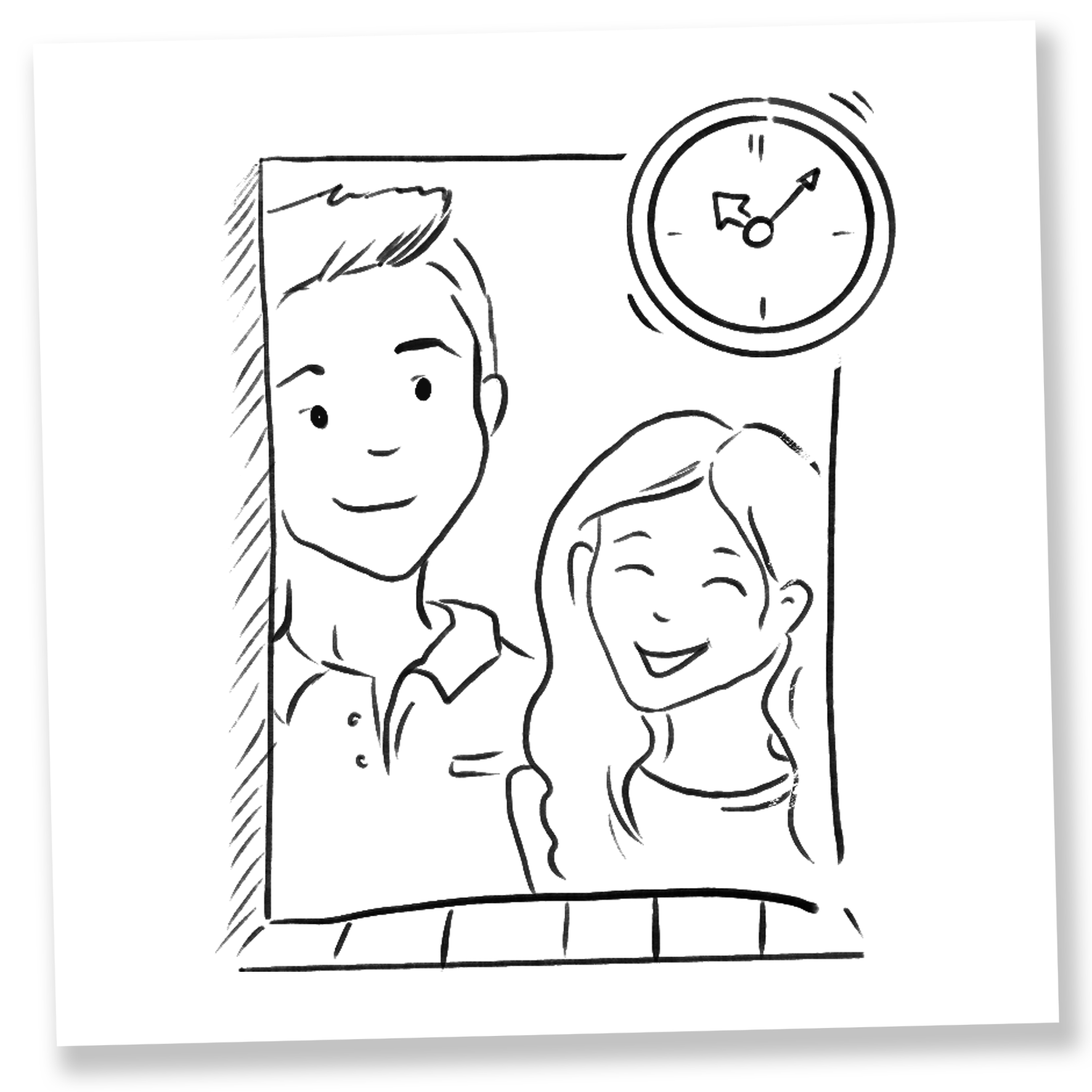 MissniceDay, Hochzeits Illustration, Sketch, Sketch-o-mat, warten