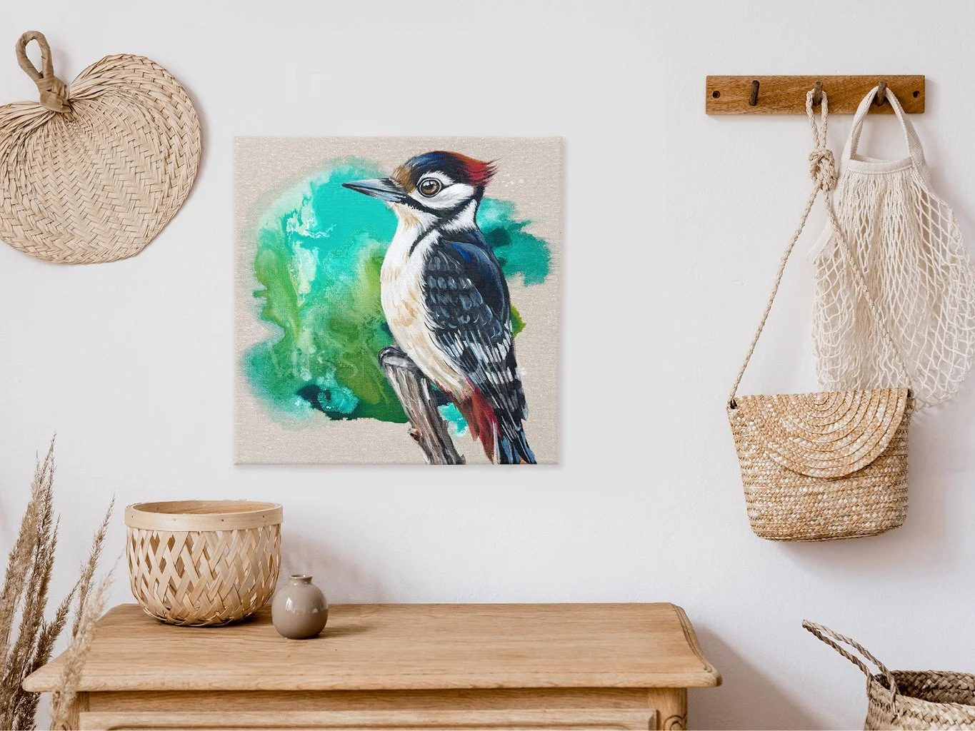 NiceDayIllustration_Original_Leinwand_Buntspecht_Color&Nature2.jpg