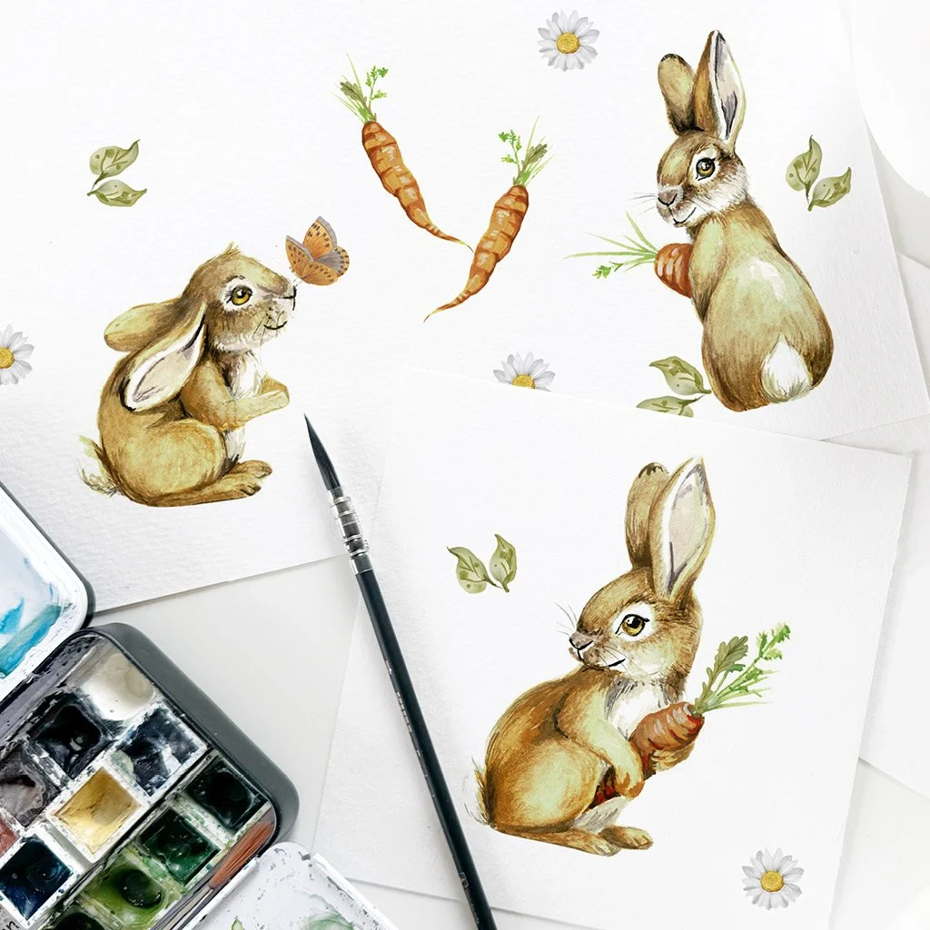 Tierische Aquarelle