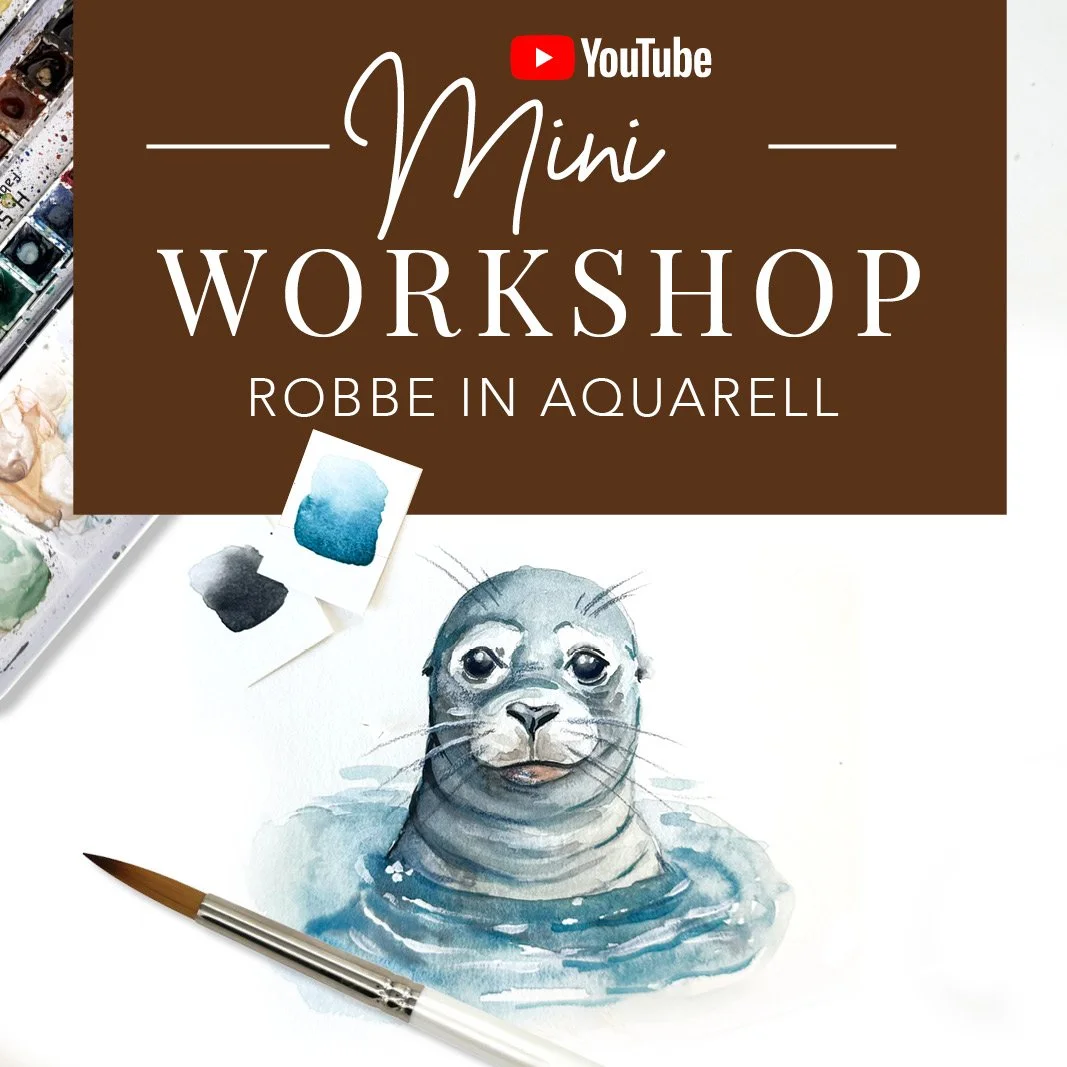 23.06.2026 - Youtube Mini-Workshop: Robbe malen in Aquarell