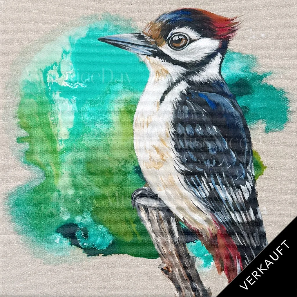 NiceDayIllustration_Original_Leinwand_Buntspecht_Color&Nature.jpg