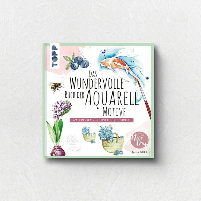 Das wundervolle Buch der Aquarell Motive