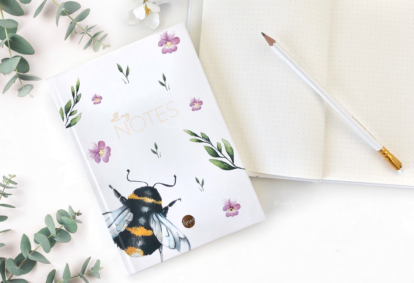 Notebook Watercolor Hummel