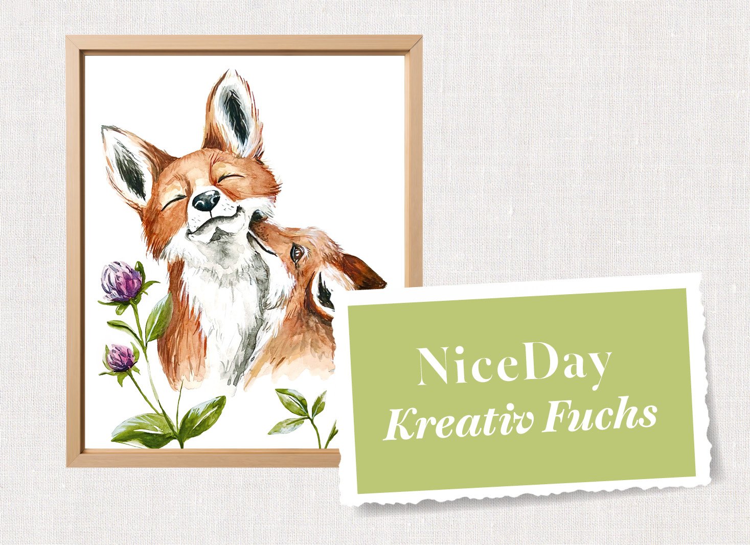 NiceDay Kreativ-Fuchs