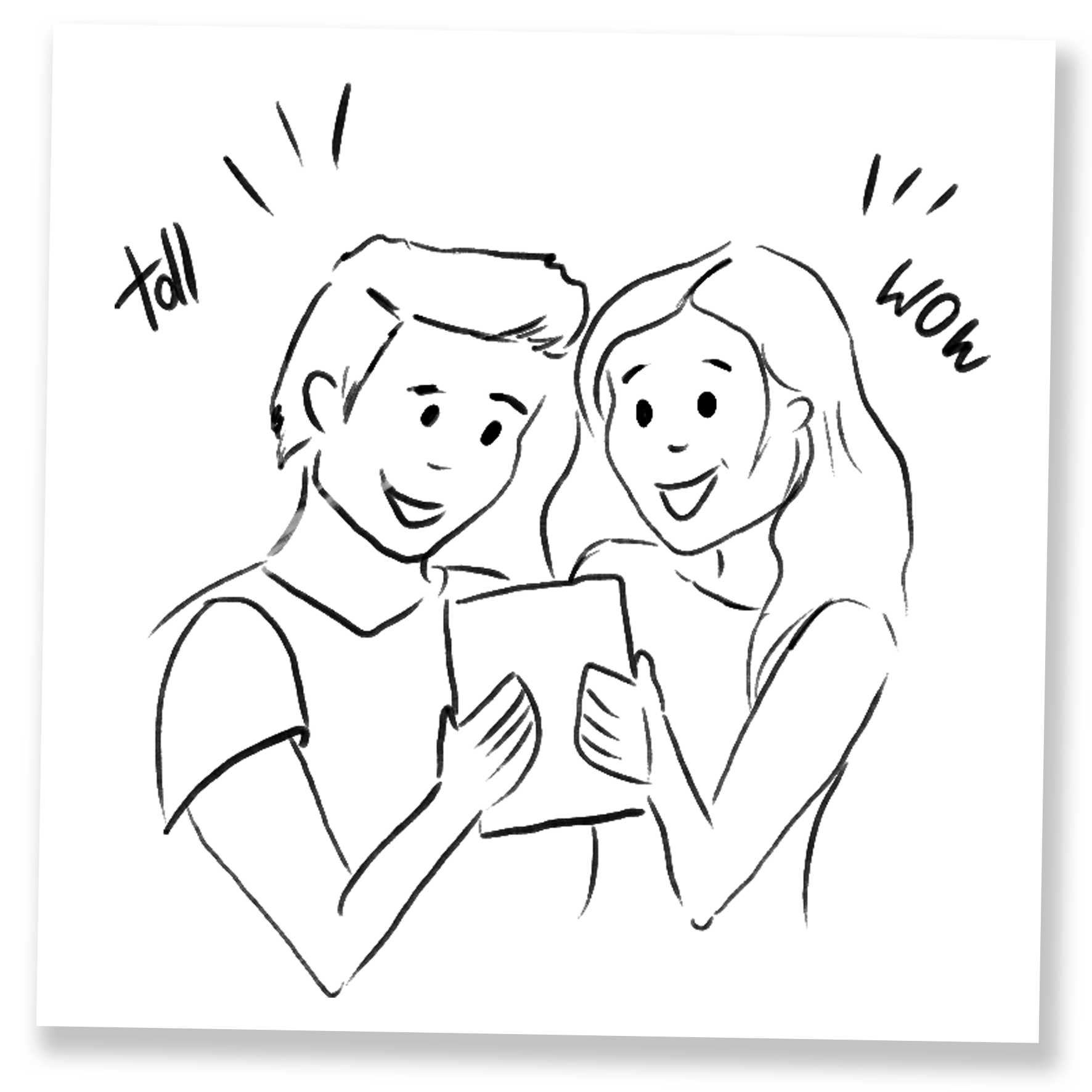 MissniceDay, Hochzeits Illustration, Sketch, Sketch-o-mat, staunen
