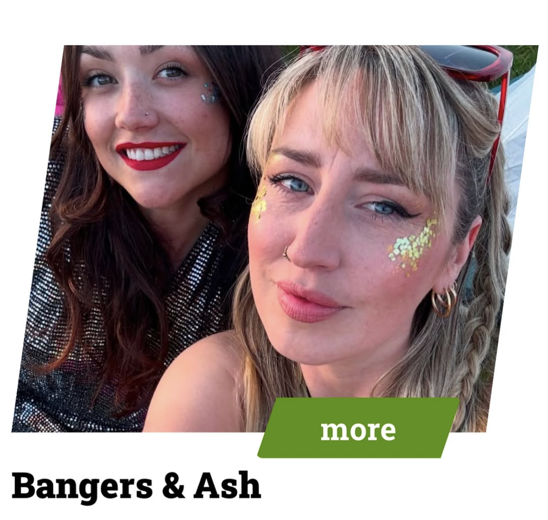 Bangers and Ash Female DJ's based in Sussex