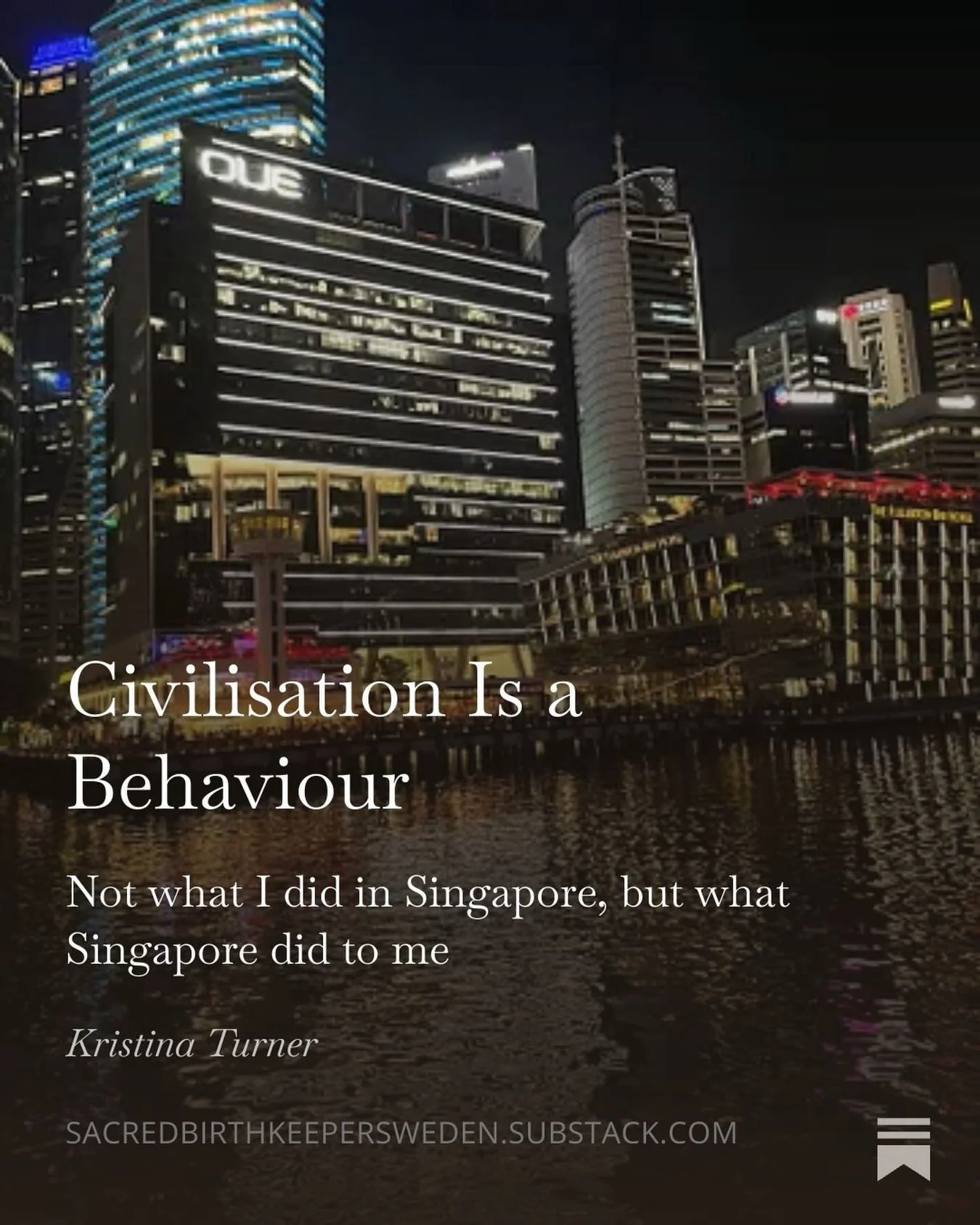 &rdquo;I have held liberal, left-wing values all my adult life. I believe deeply in compassion, dignity and proportionality. But Singapore confronted me with a question I was not prepared for: what if social trust, public safety and civic coherence d