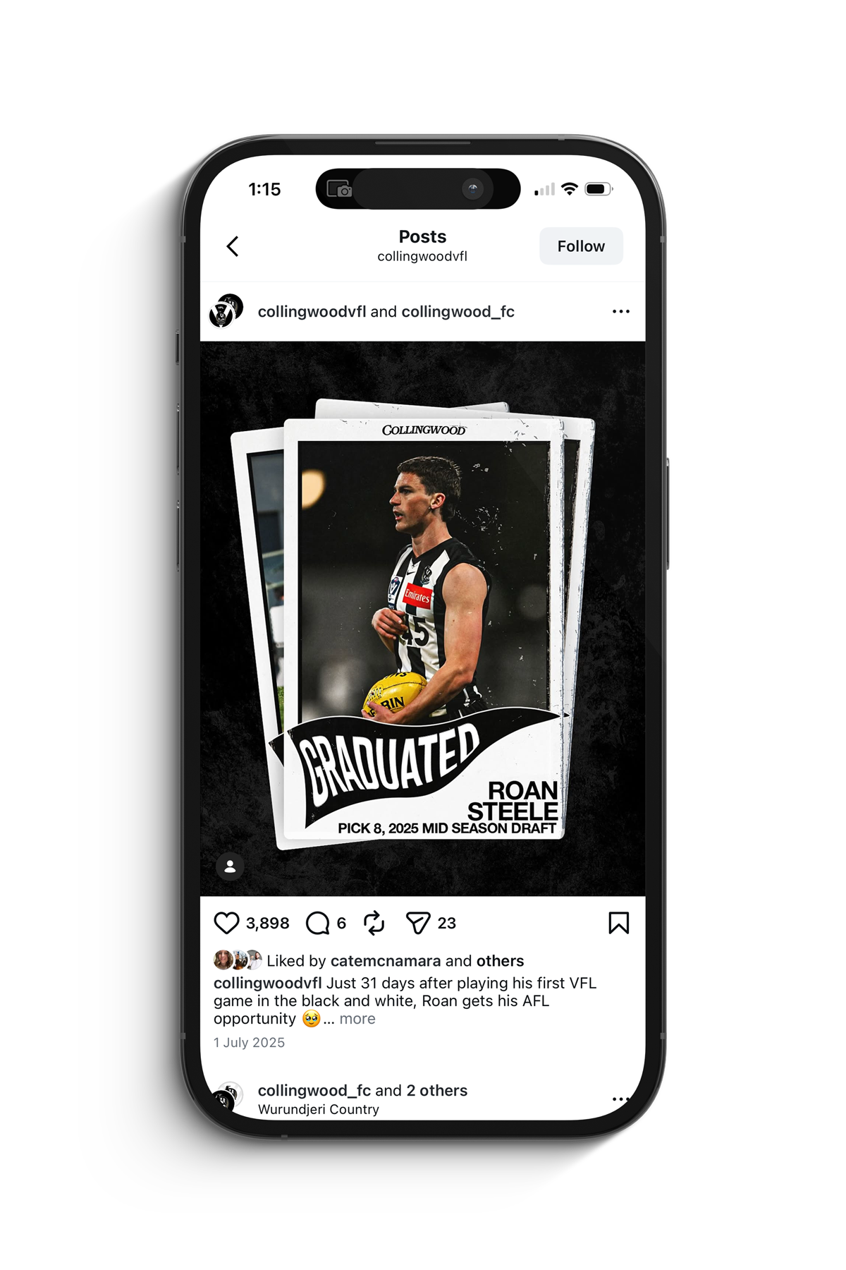 AFL Graduation Roan