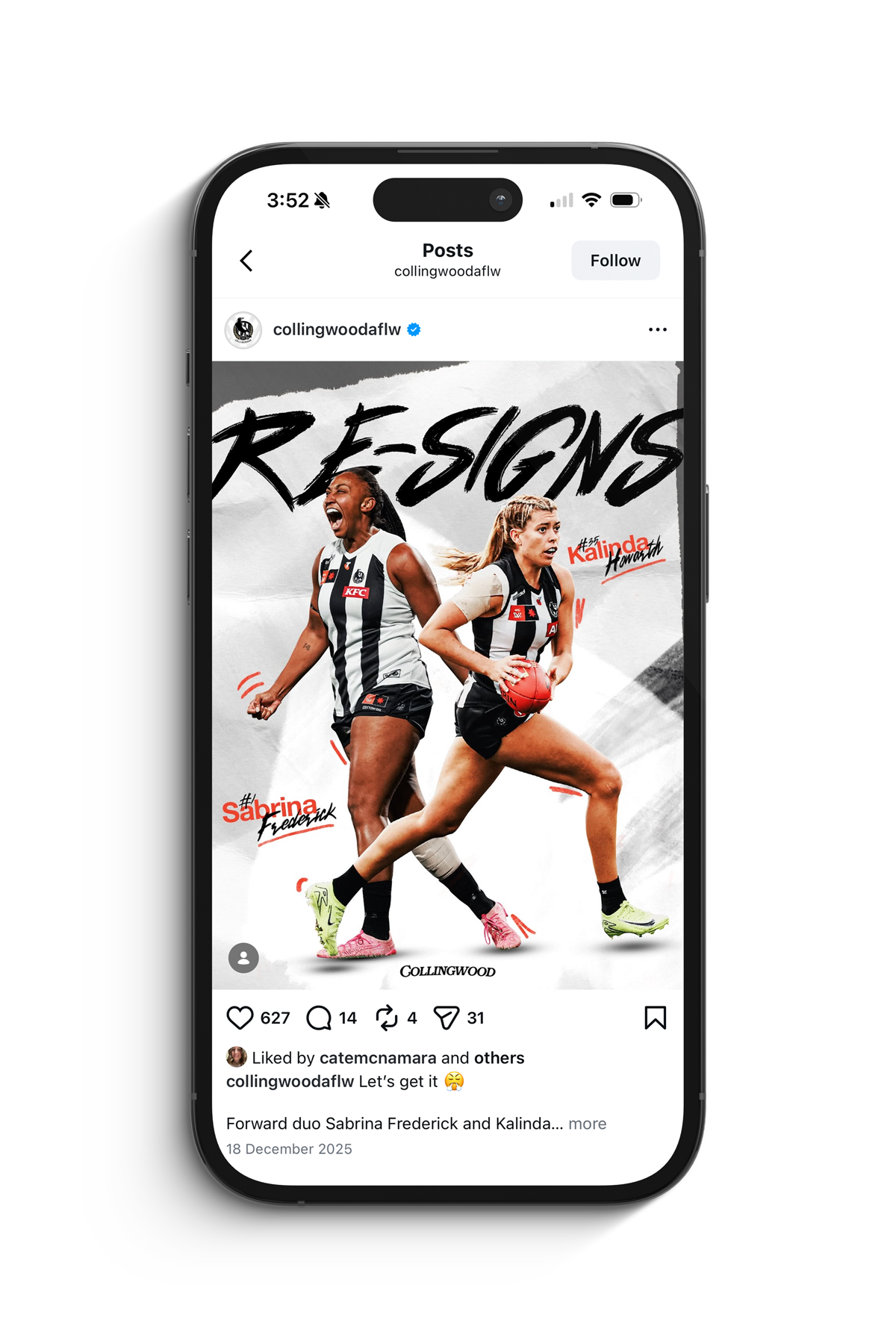 Aflw Re-signing