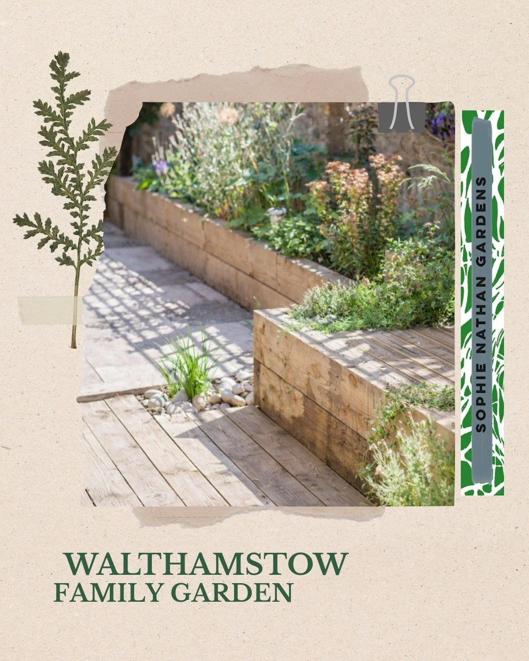 The brief was simple.  Low maintenance, family-friendly &amp; good for wildlife. 

Soft planting, including salvias and verbena, brings gentle movement through the space, while natural materials keep everything grounded and easy to live with.

Small 