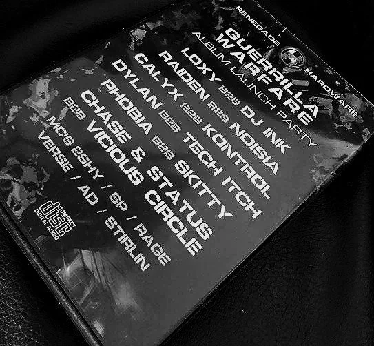 Event flyer for a music party titled "UNDERGROUND LOUDNIGHT" with details of the lineup including DJ NOISY, KONTROLC, TIGHT, SKITY, CIRCL, CHASE, VIOUS, STAR, and others, with date and location information.