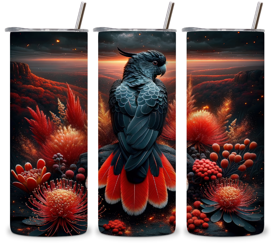 red tail cockatoo 20oz