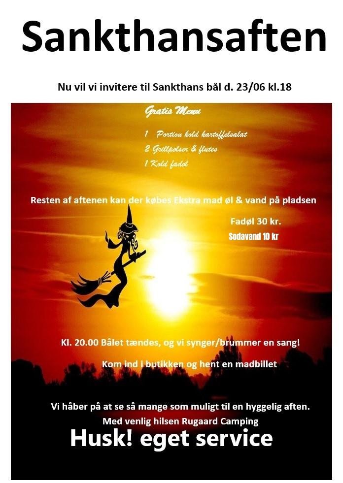 Sankt Hans fejring på stranden 