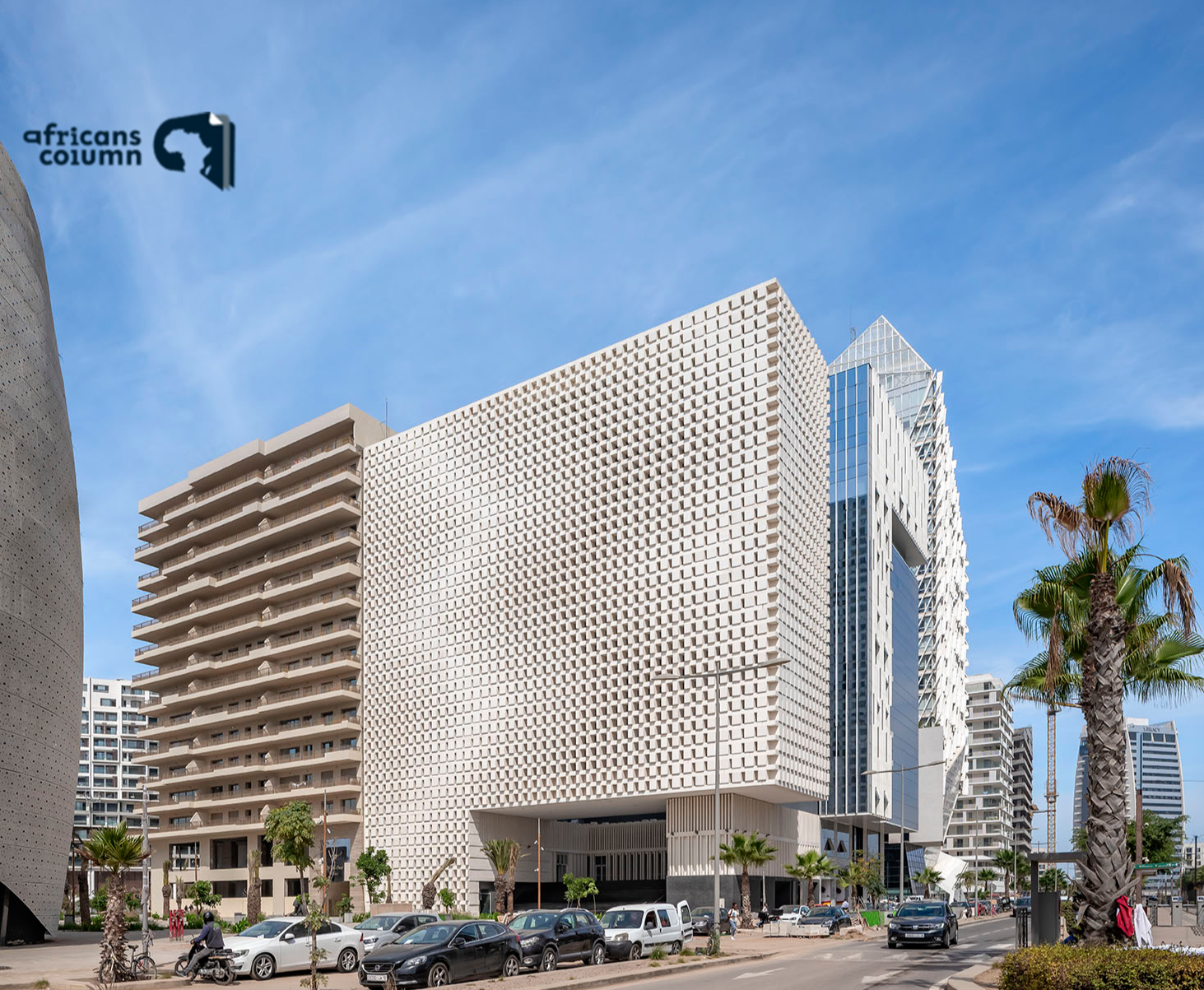 Africanscolumn.2026 | The Cube Tower by OUALALOU+CHOI Reclaims Public Space with a Sunken Plaza and Stacked Concrete Form in Casablanca