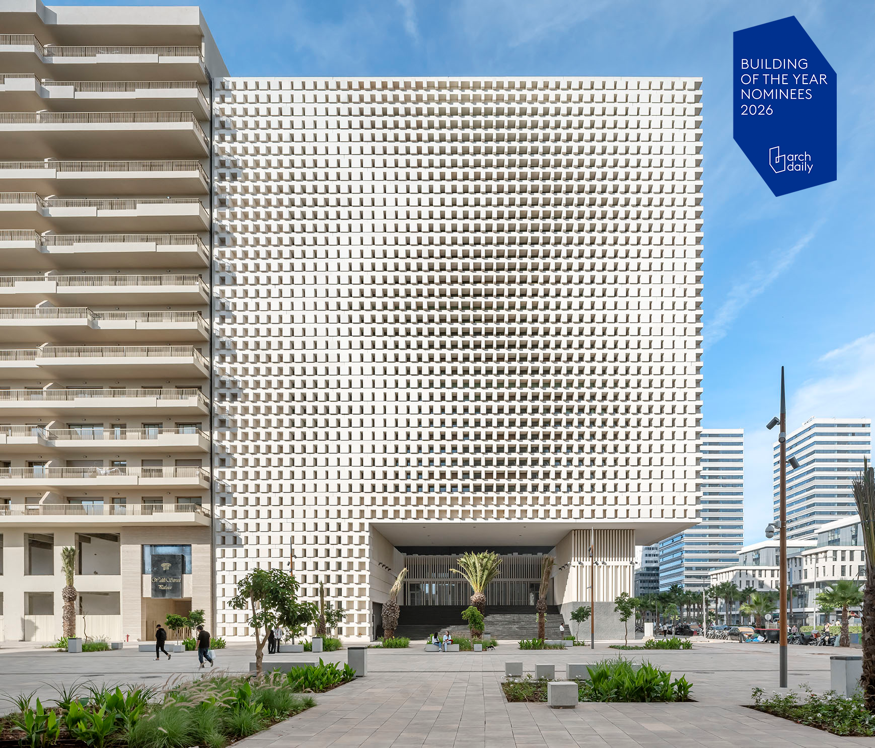 Archdaily Awards.2026 | The Casablanca Finance City Cube is one of the nominees for the ArchDaily 2026 Building of the Year Awards! Support us and vote for our project.