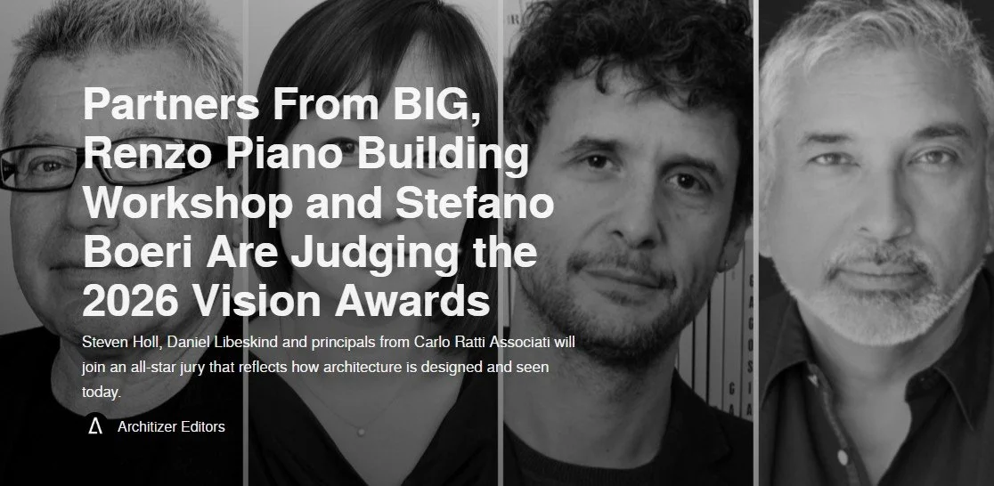 Architizer.April2026 | Linna Choi is part of the jury of the 2026 Architizer Vision Awards
