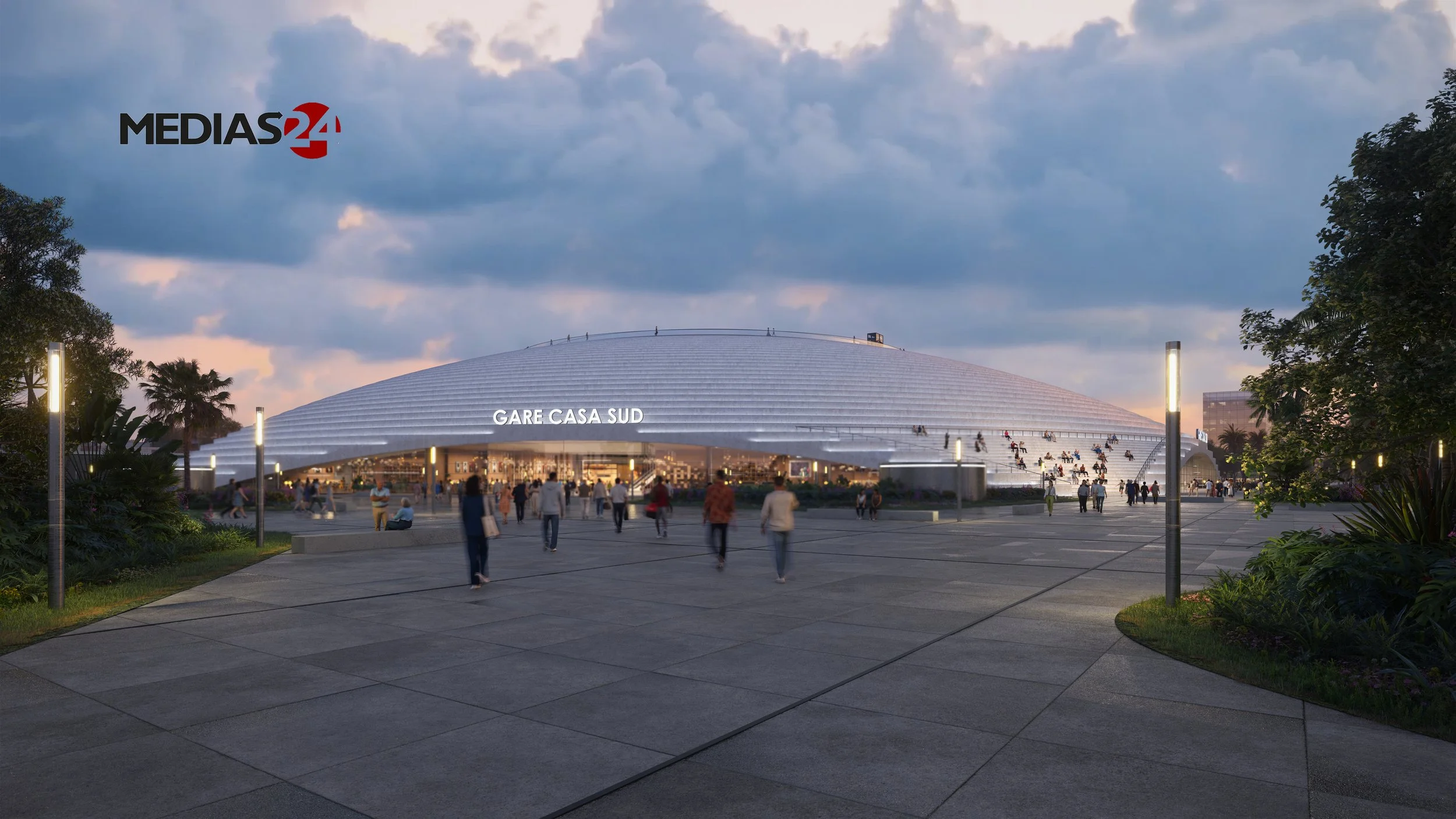 Medias24.January2026 | Le parti pris architectural de la future gare Casa Sud expliqué par le cabinet d'architecture Oualalou+Choi