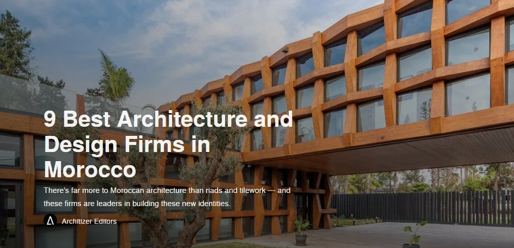 Architizer.2026 | 9 Best Architecture and Design Firms in Morocco