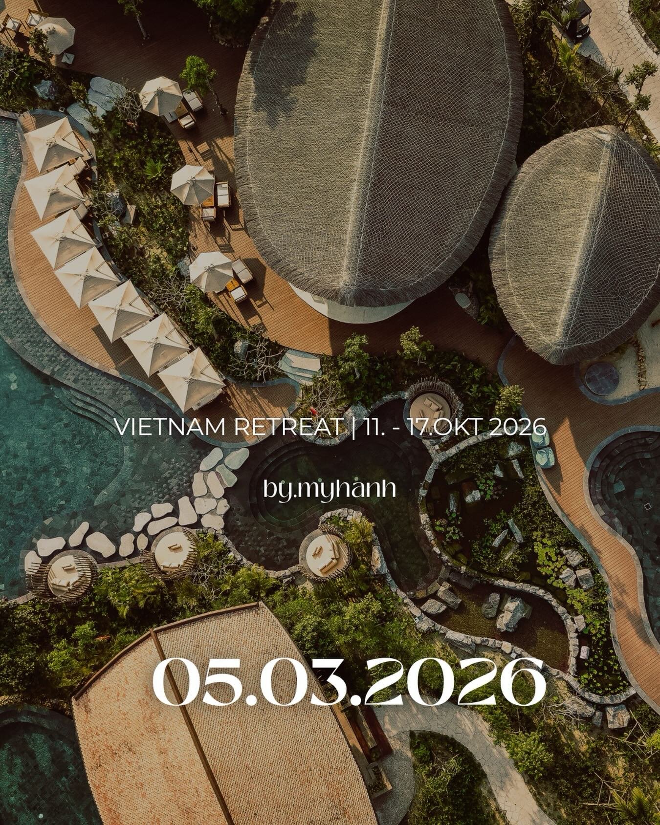 BOOKING &Aring;PNER 5.3 &ndash; RETREAT TIL VIETNAM ✨

Endelig kan jeg dele dette med dere &ndash; virkelig en dr&oslash;m jeg har hatt siden jeg startet denne reisen 🥹🤍

I oktober 2026 &oslash;nsker jeg &aring; invitere dere med p&aring; retreat t