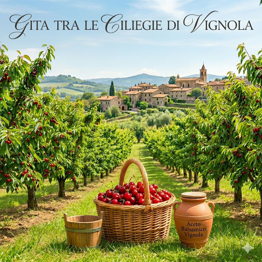 UN GIORNO TRA LE CILIEGIE DI VIGNOLA