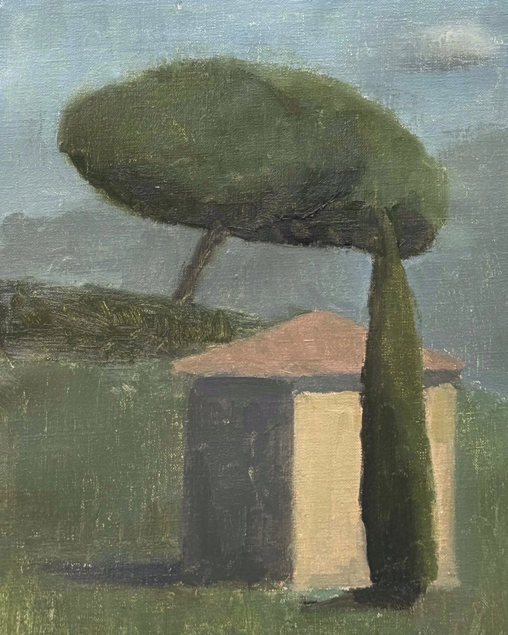  Baguette in Provence  
£250  
10 x 8 in | Oil on Canvas | 2026
