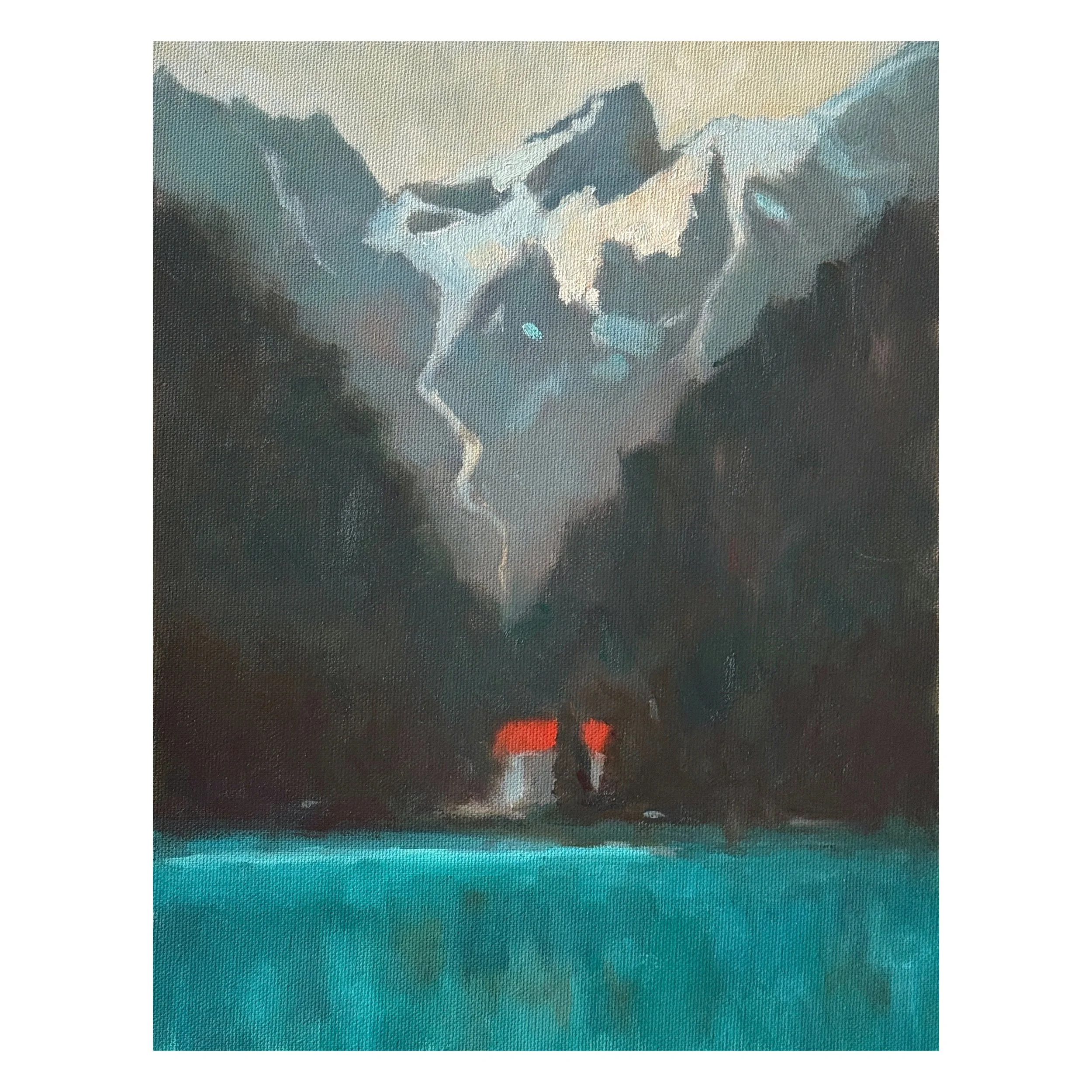  Between Dolomites and the Turquoise Lake  
£150 
12 x 10 in | Oil on Canvas | 2025