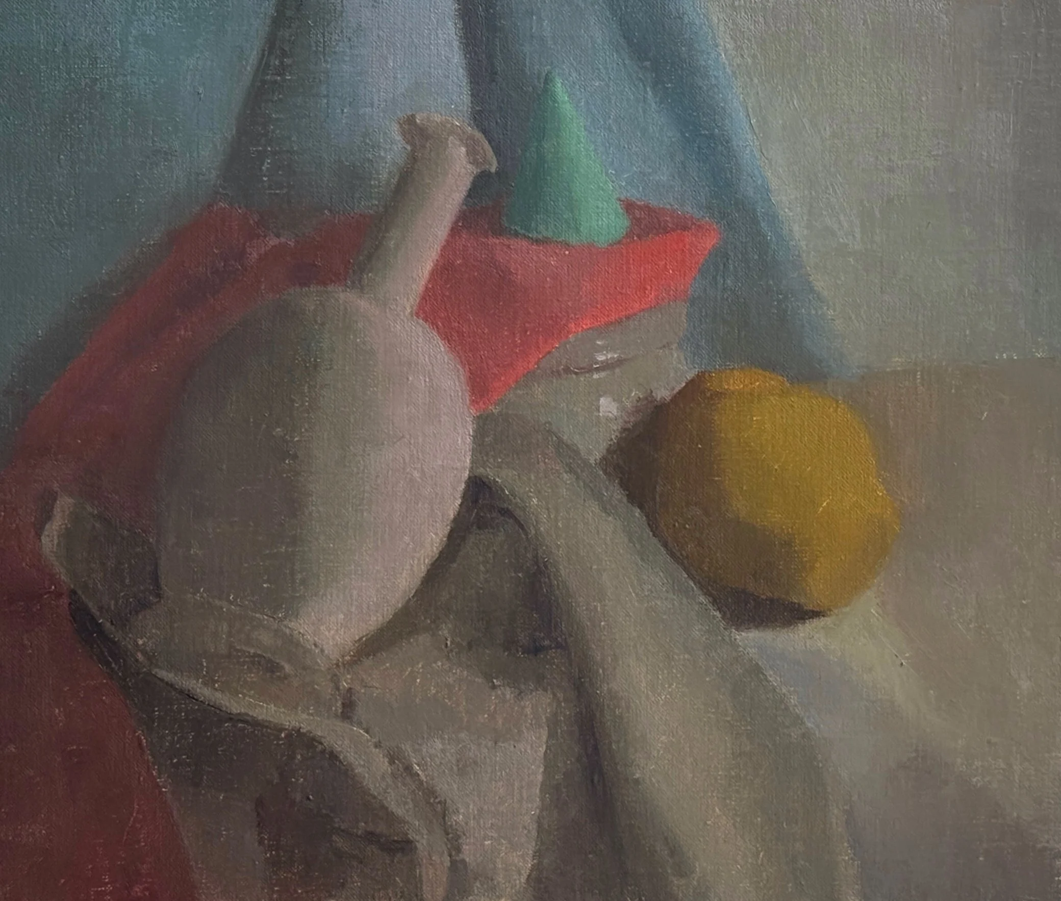  Thinking Mantegna  
£350 
10 x 12 in | Oil on Linen | 2026