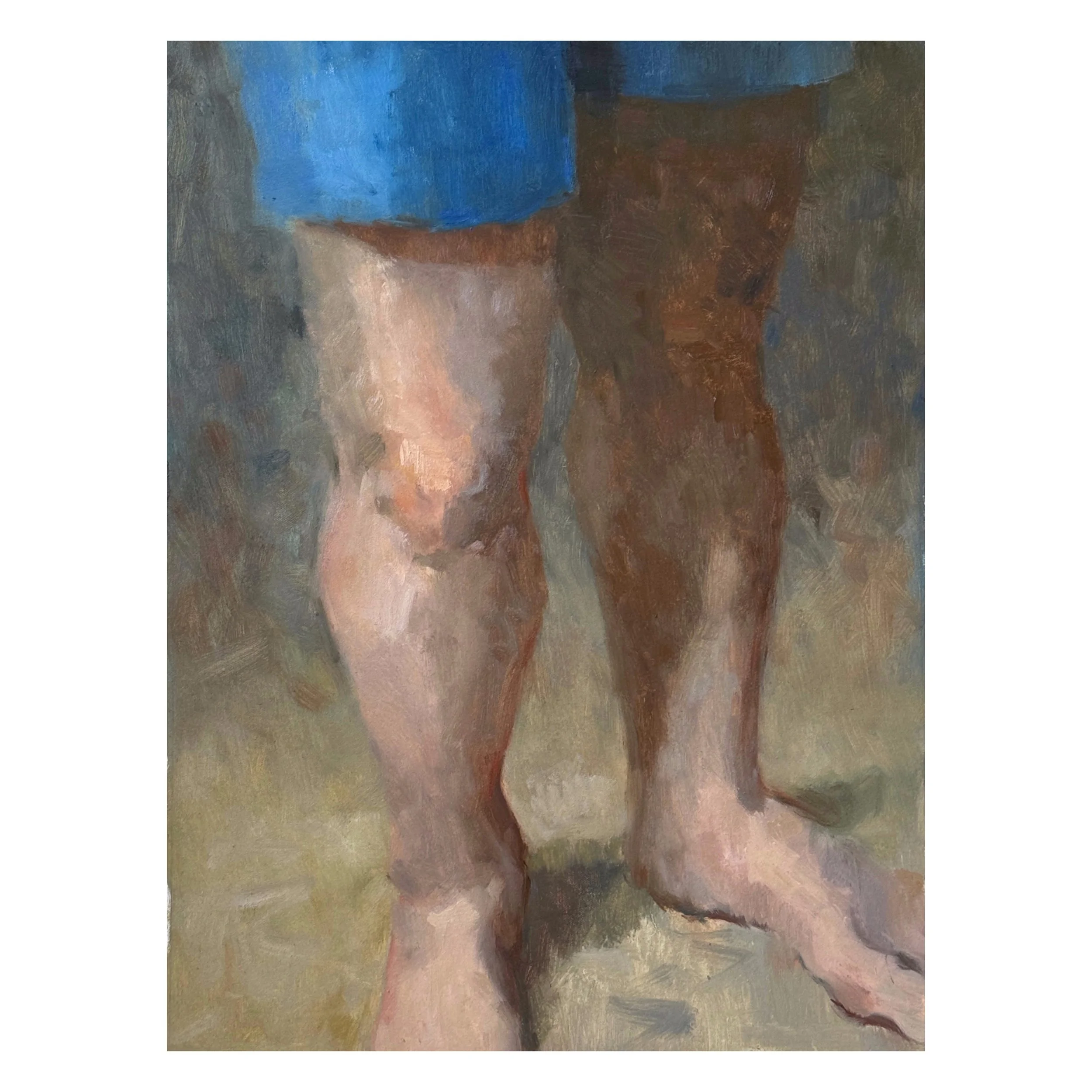  Insecure Knees  
£150 
12 x 10 in | Oil on Canvas | 2025