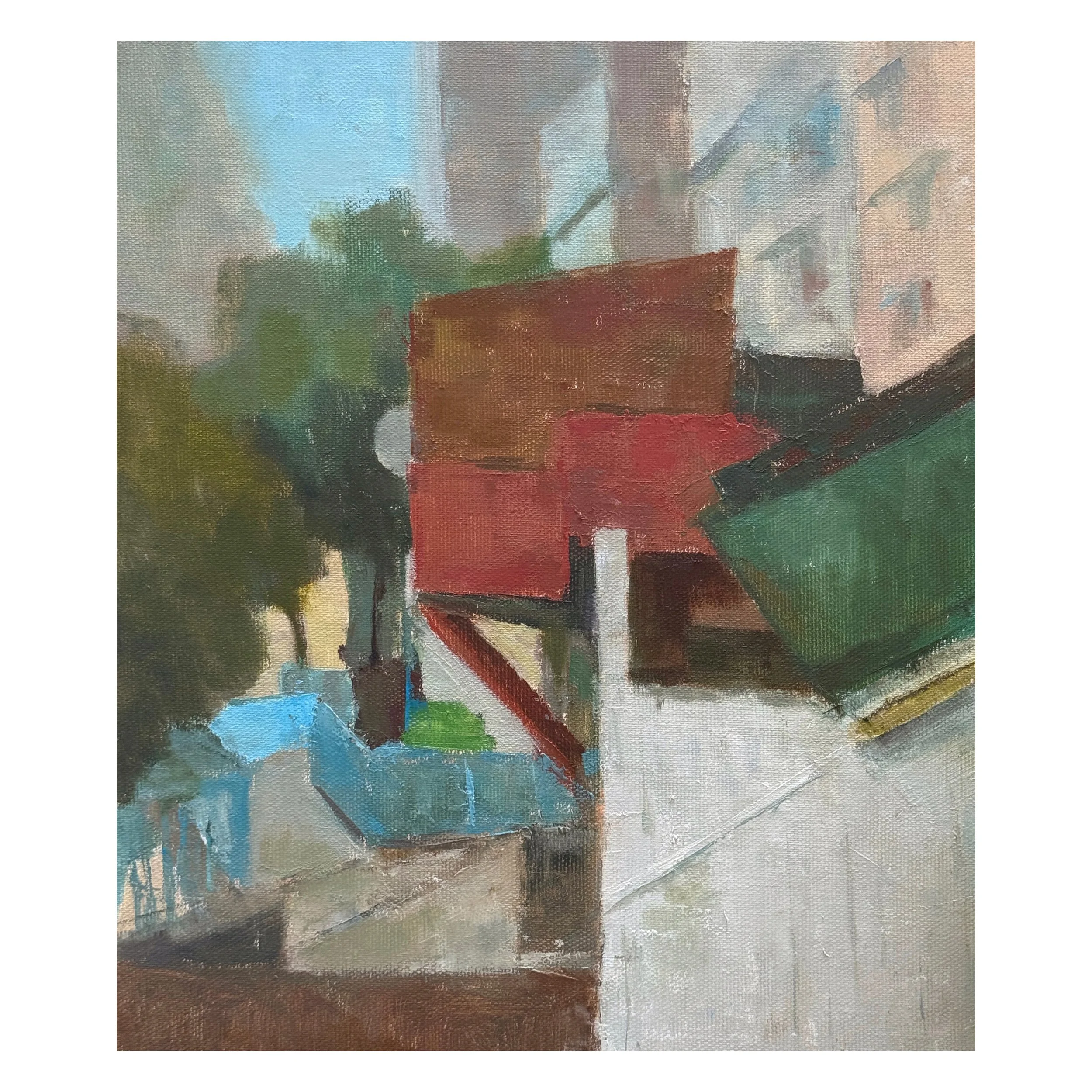  Urban Geometry  
£250 
12 x 10 in | Oil on Canvas | 2025
