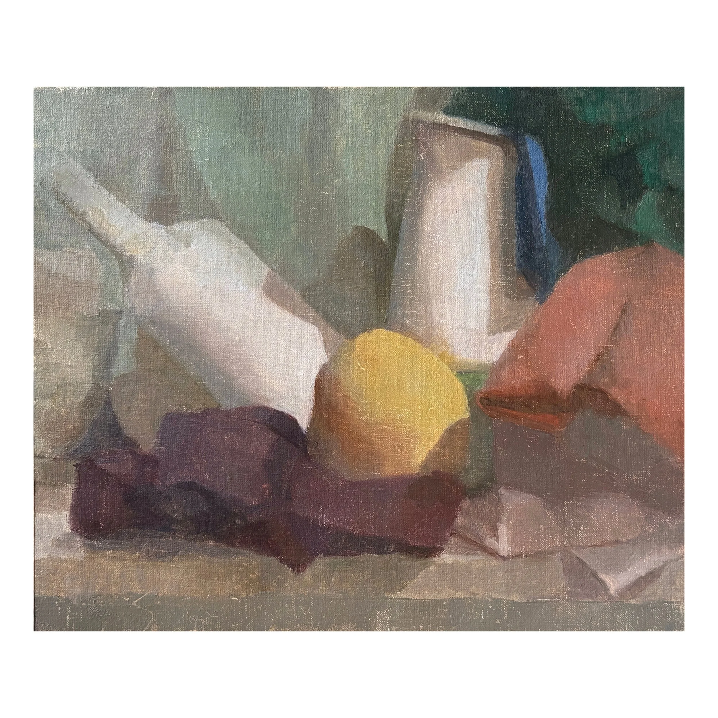  Thinking of Pompeii  
£380 
10 x 12 in | Oil on Linen | 2026