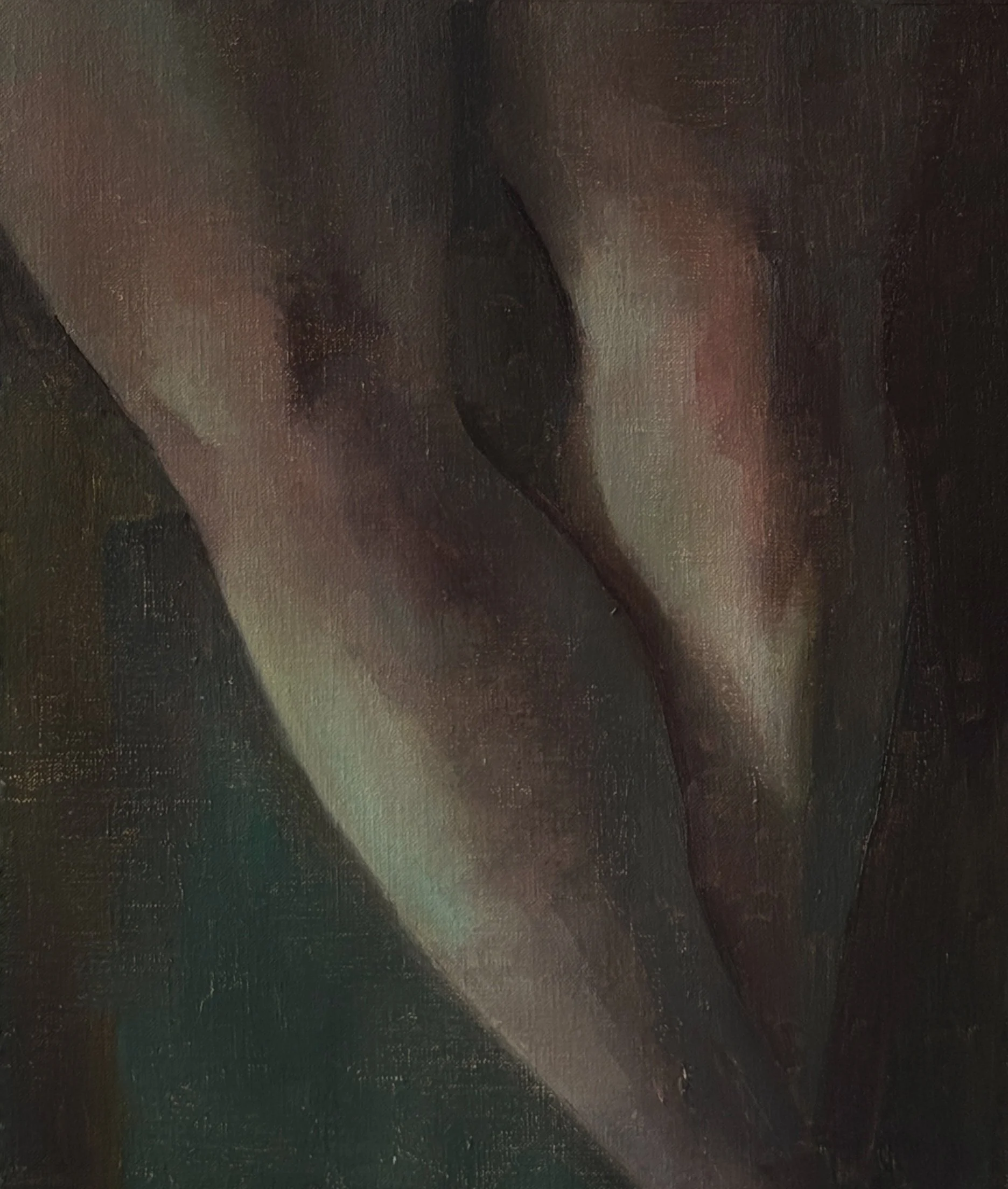  Knees, Self Portrait  
£450 
12 x 10 in | Oil on Linen | 2026