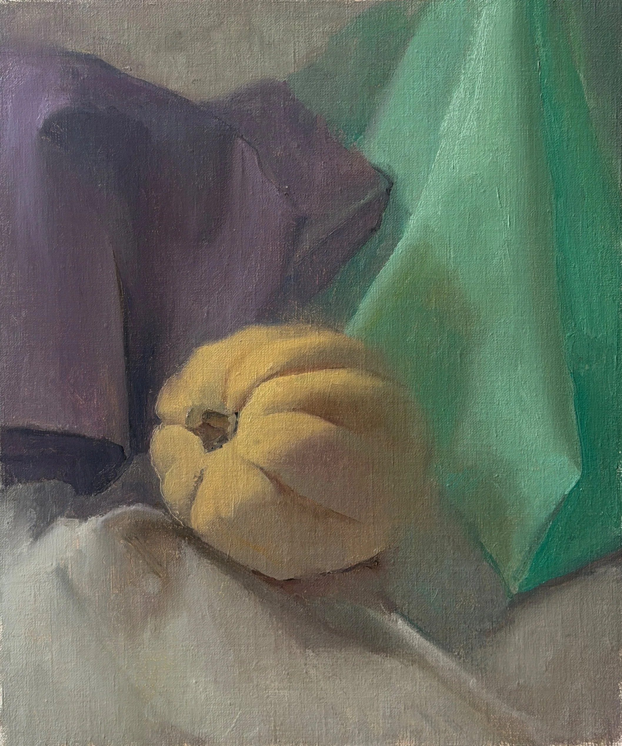  Pumpkin  
£350 
12 x 10 in | Oil on Linen | 2026