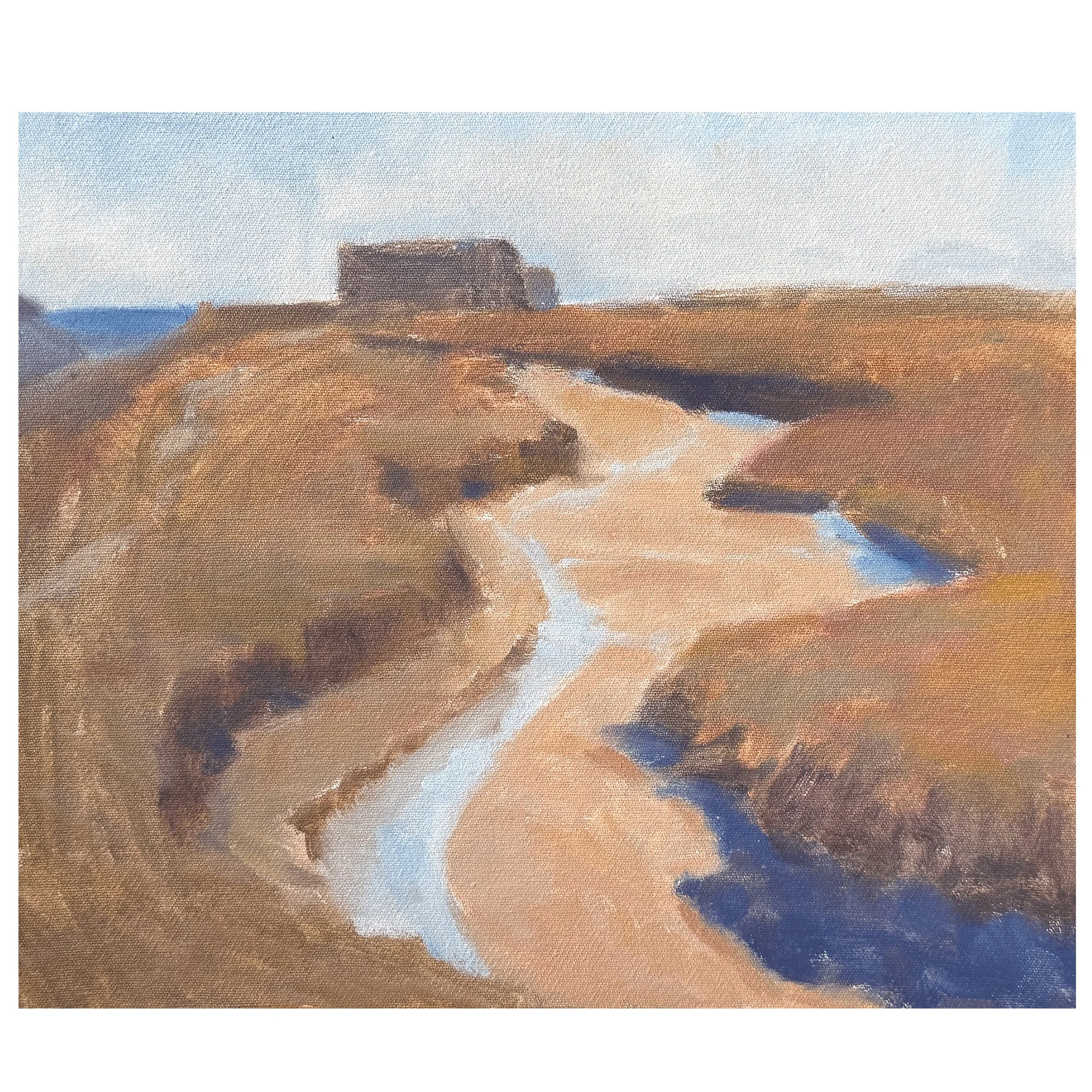  Low Tide in Rye Harbour  
£150 
10 x 12 in | Oil on Canvas | 2025