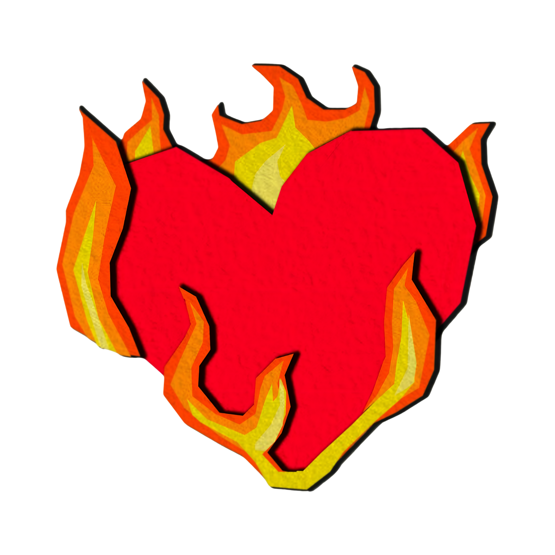 An animated illustration of a red chili pepper with flames surrounding it.