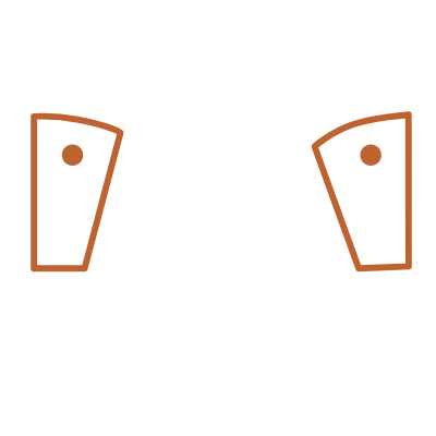 Simplified illustration of a handshake with orange cuffs and white hands, representing M&A activity.